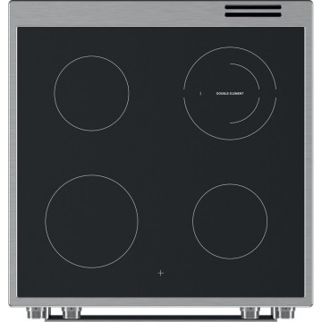 Whirlpool WS68V8CCXT Κουζίνα 83lt με Κεραμικές Εστίες Π60εκ. Inox